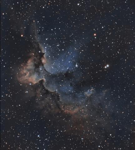 NGC7380, Wizard Nebula (SHO)